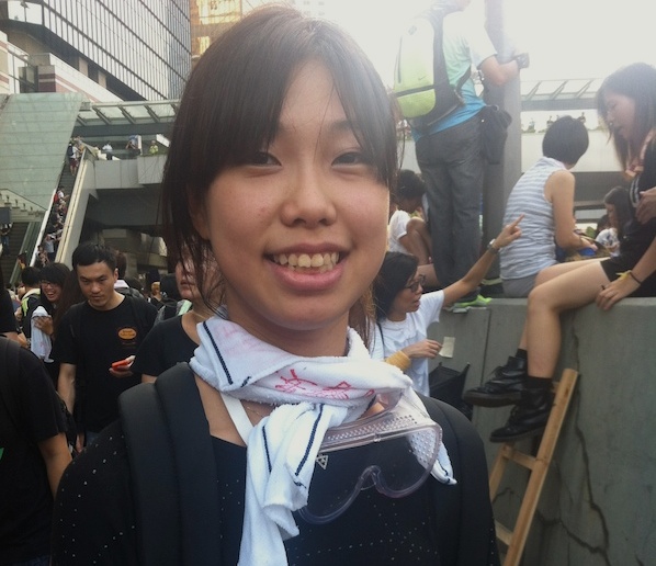 Occupy Central Protest: Milly Ko, 20