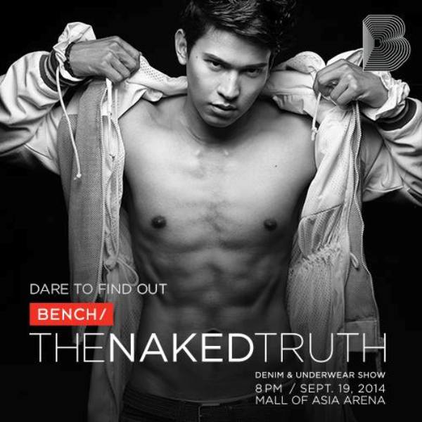 Enchong Dee for The Naked Truth Bench fashion show