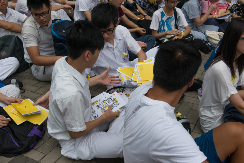 Hong Kong, student strike, class boycott, protest, occupy central