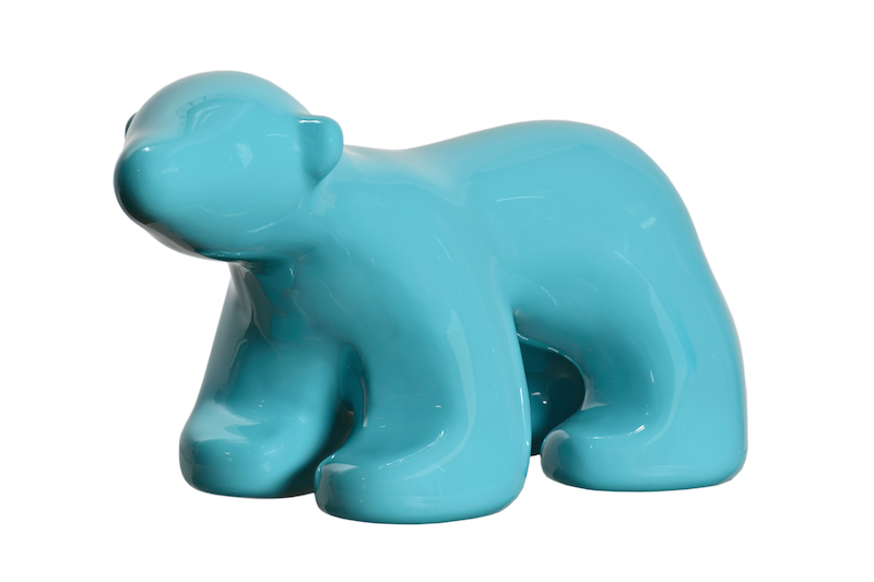 My Beautiful Polar Bear (limited edition in teal) by Scott Redford - Asia Contemporary Art Show Spring 2015