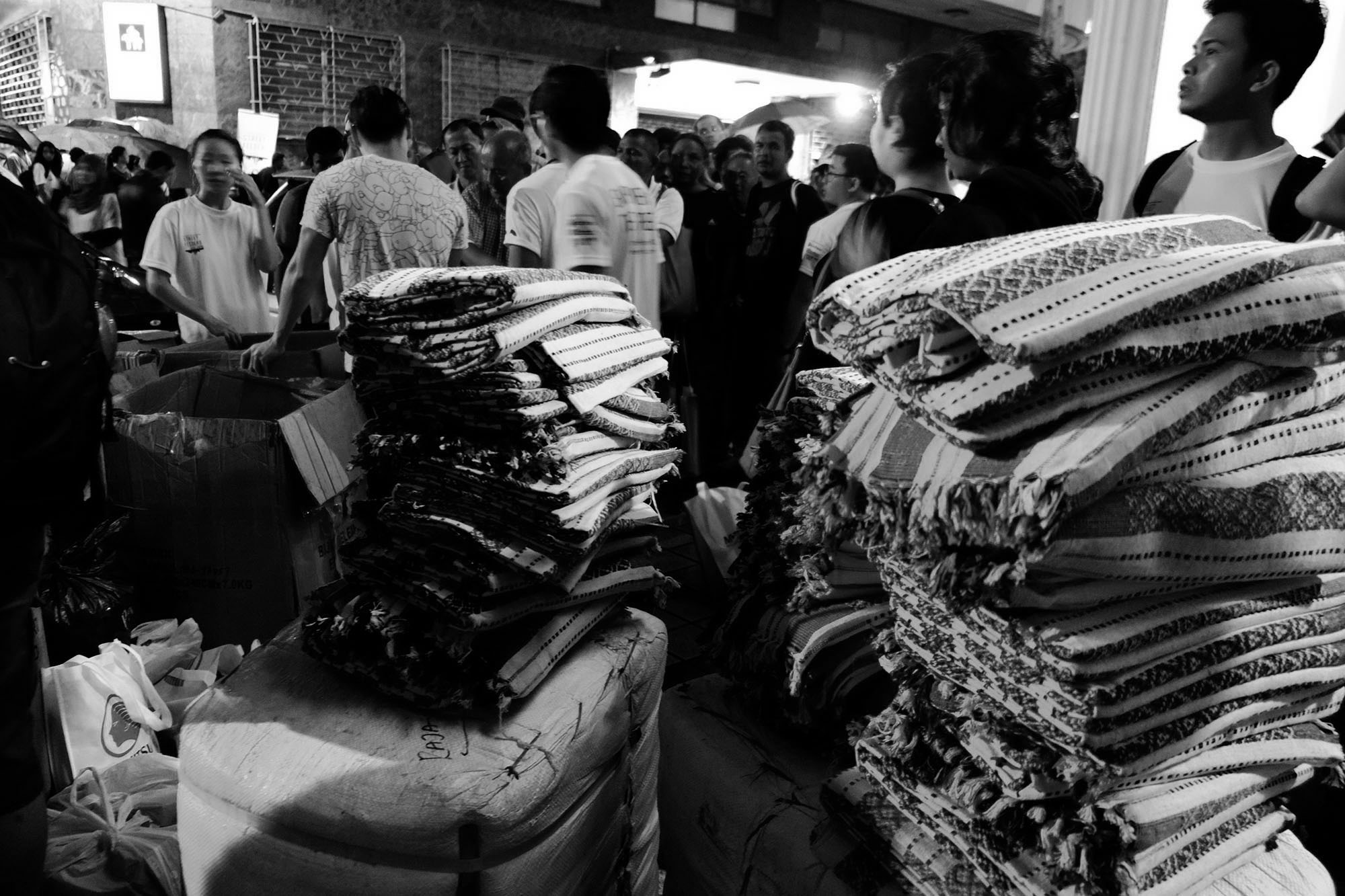 Blankets were part of the items offered to the beneficiaries (Photo by Kamal Sellehuddin/Coconuts KL)
