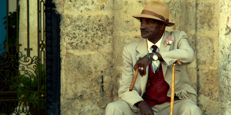 Cuban man with cigar