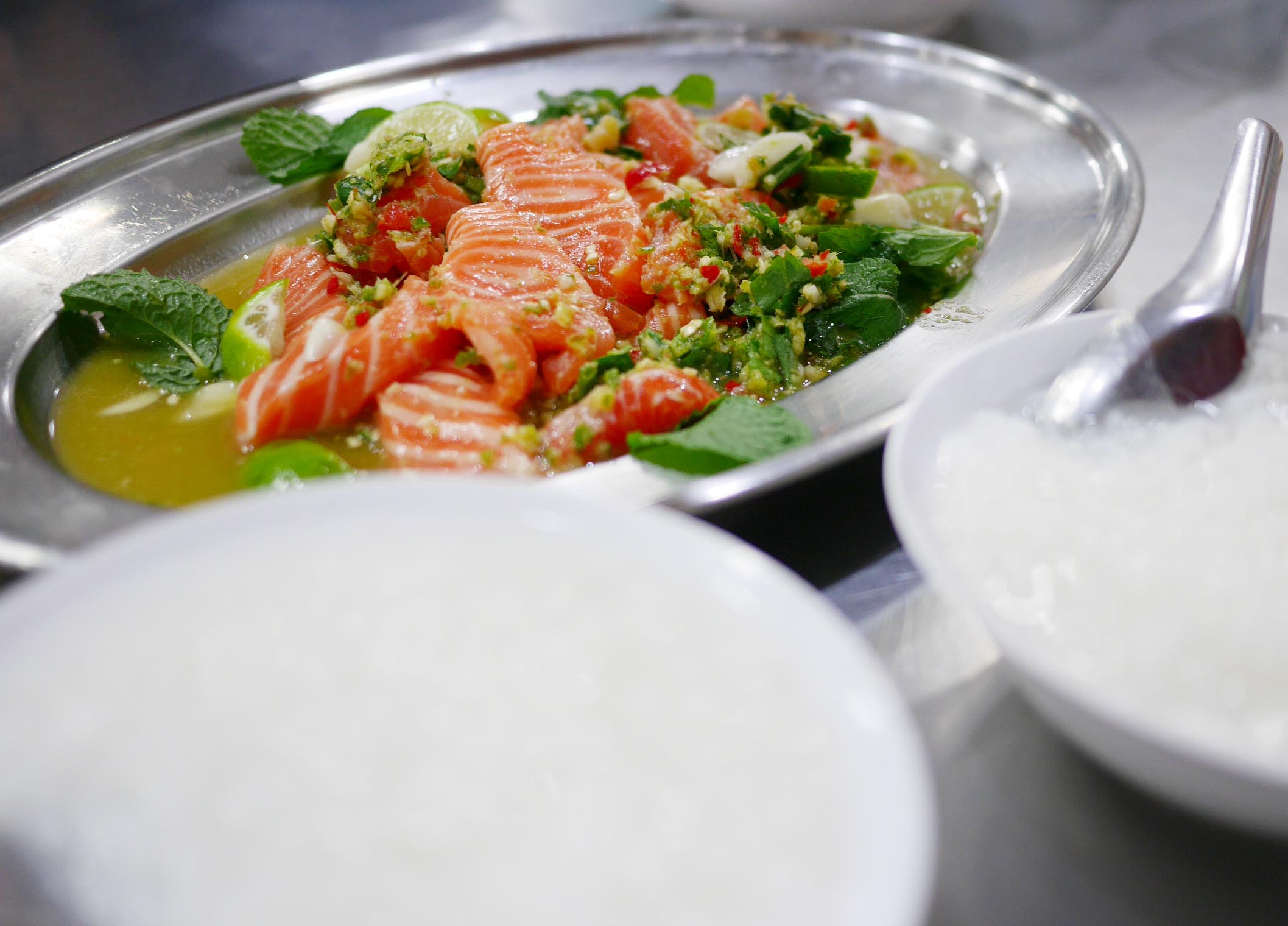 Image result for jeh o chula bangkok spicy salmon