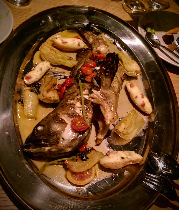 Fish School - roasted garoupa