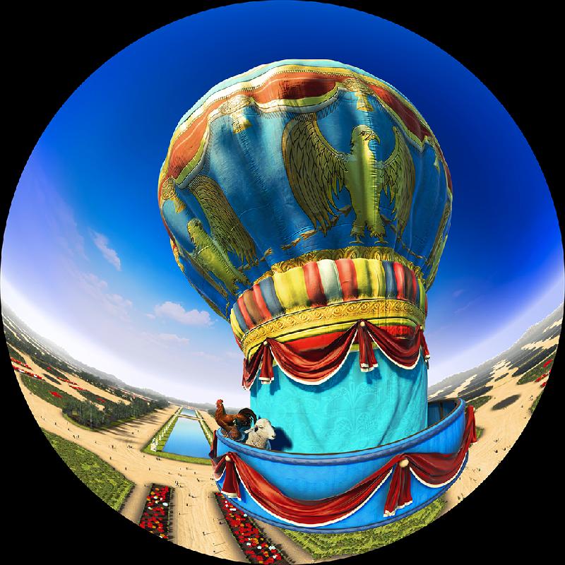 In the summer of 1783 the French Montgolfier brothers invented the first hot air balloon. It carried animals on-board during its first flight, which managed to return to earth safely.