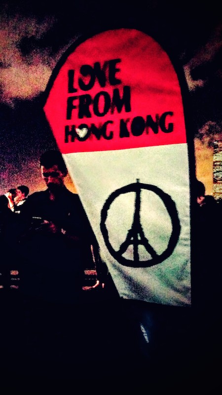 Paris Vigil in Hong Kong