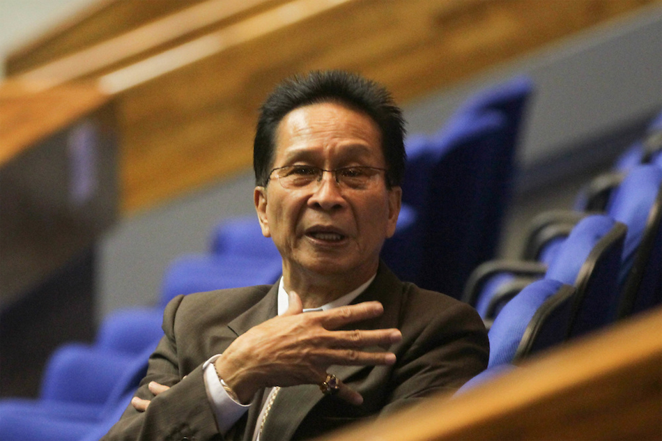 Presidential legal counsel Salvador Panelo. PHOTO: Jonathan Cellona, ABS-CBN News