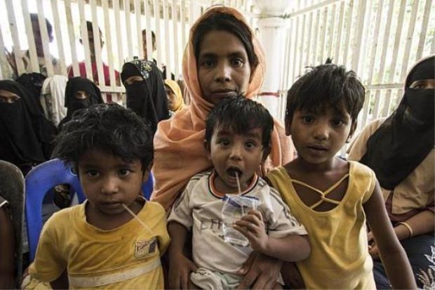 Rohingya Muslims in Myanmar’s Rakhine State. File Photo: AFP