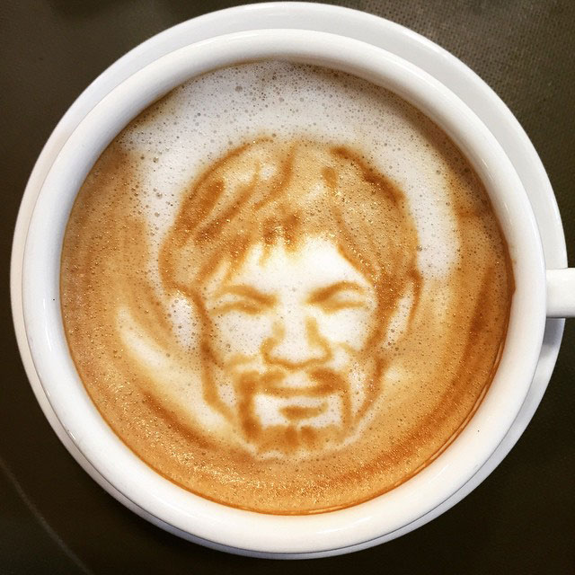 Viral: Manny Pacquiao latte art | Coconuts Manila