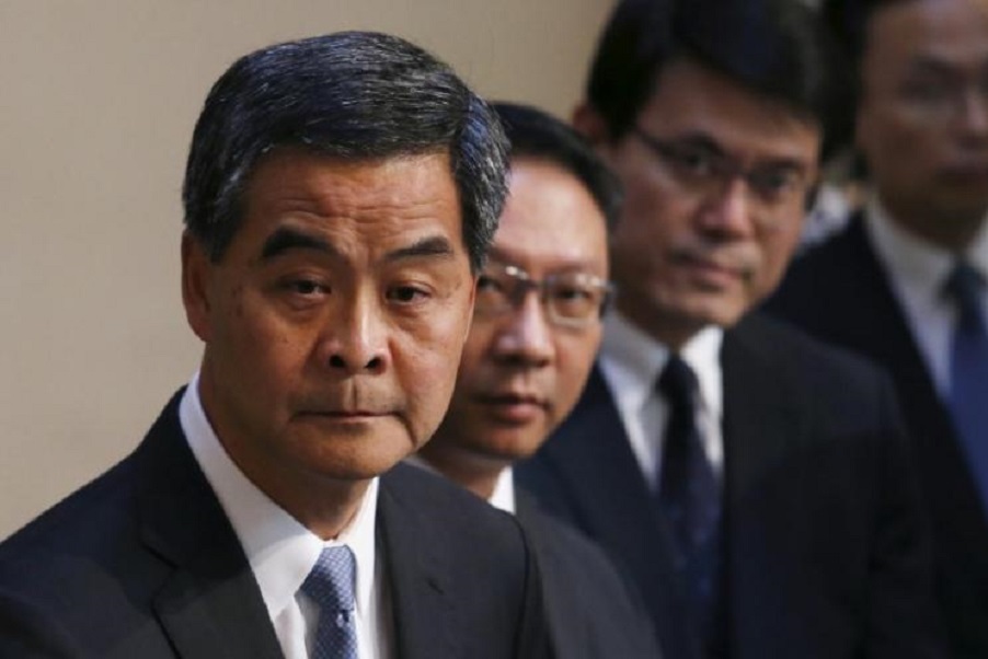 File photo of Chief Executive CY Leung in June 2015. Photo: Bobby Yip, Reuters