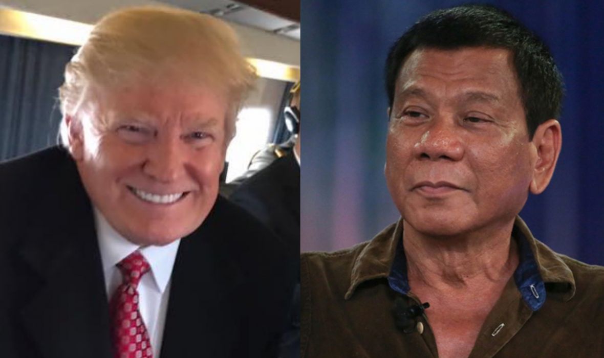 U.S. President Donald J. Trump and Philippine President Rodrigo Duterte FILE PHOTOS