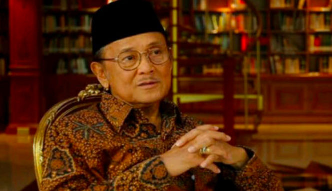 Former Indonesian President B. J. Habibie. Photo: Twitter (@bj_habibie)