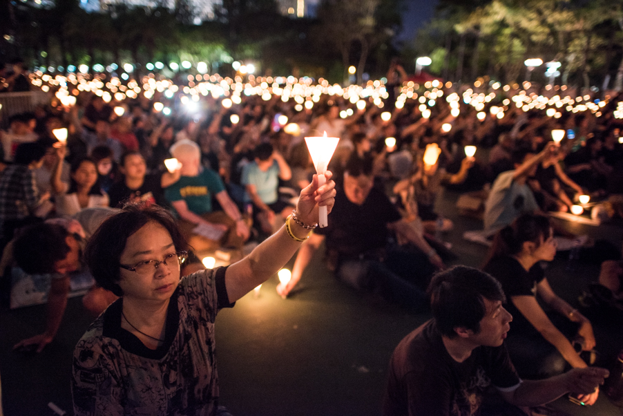 The 2015 vigil in Victoria Park. Photo: Laurel Chor/Coconuts Media