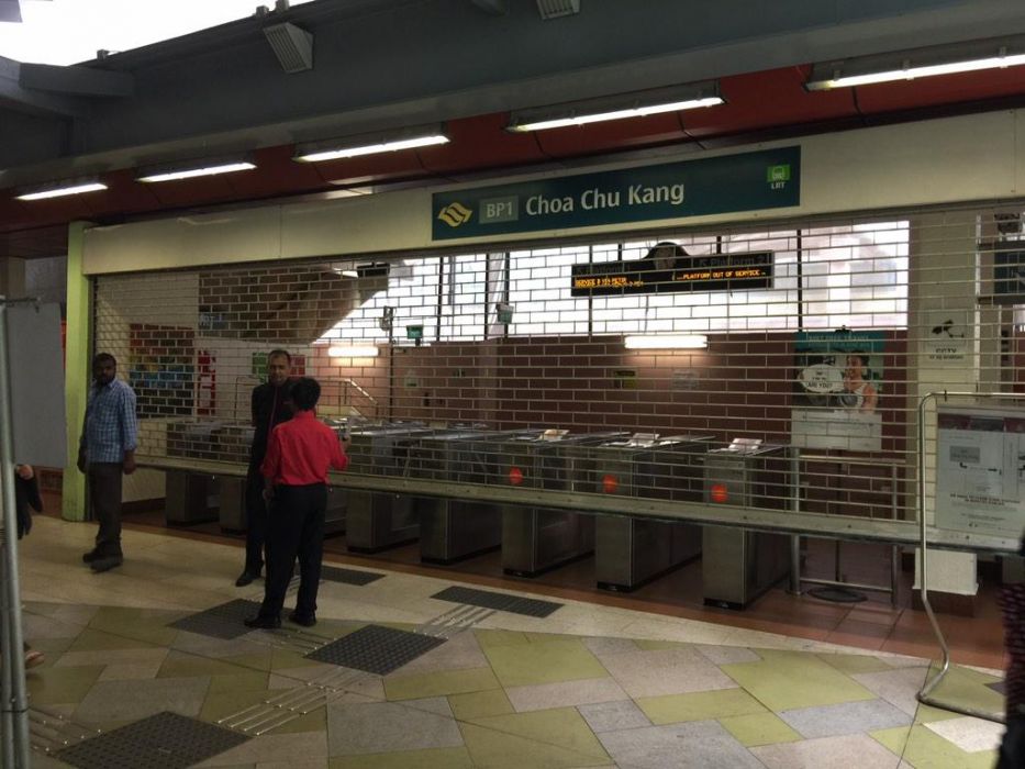 Following MRT breakdown yesterday, Bukit Panjang LRT line ...