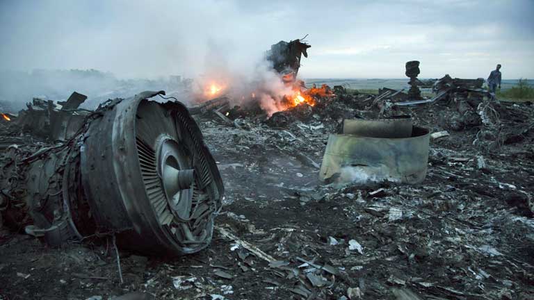 MH17 crash site FILE PHOTO