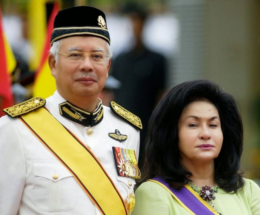 Former prime minister Najib Razak and first lady Rosmah Mansor. FILE PHOTO