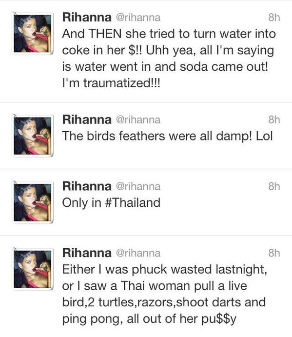 Rihanna Tweets Lead To Phuket Ping Pong Show Arrest Coconuts