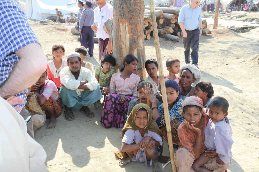 Displaced Rohingya people in Rakhine State FILE PHOTO