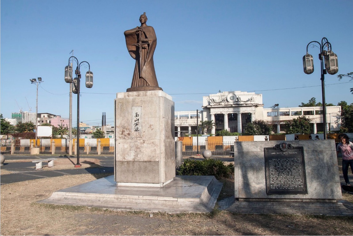 Statue of Japanese martyr Takayama Udon in Paco, Manila
