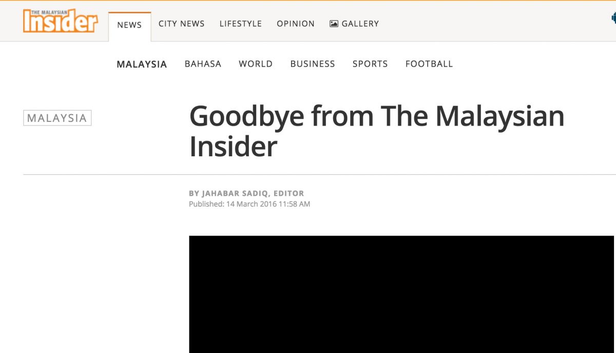 Insider malaysia Malaysian Insider