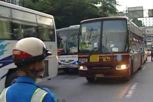 Buses along EDSA. PHOTO: ABS-CBN News