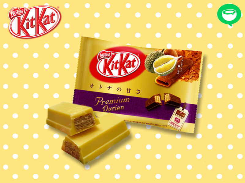 Mock-up of Durian Kit Kat by Coconuts.