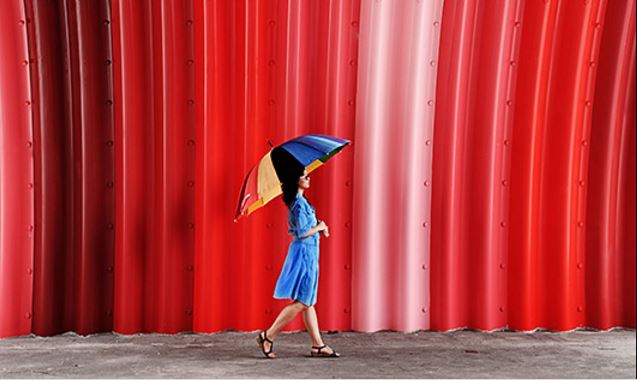 “Lady in Red” by Hendra Permana