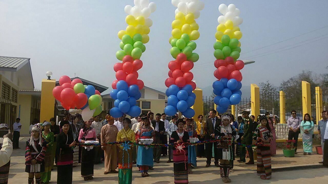 The opening of the new rehabilitation center in Kyaing Tong. Photo: Facebook / ICRC Myanmar