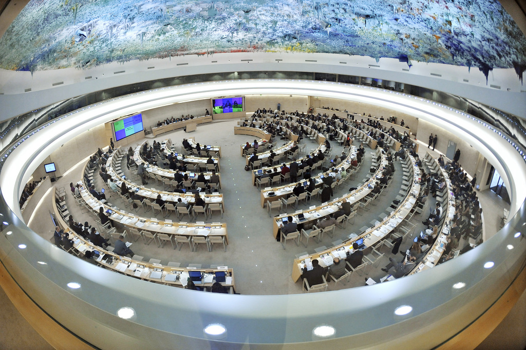 The Human Rights Council in Geneva, Switzerland, in 2011. Photo: UN