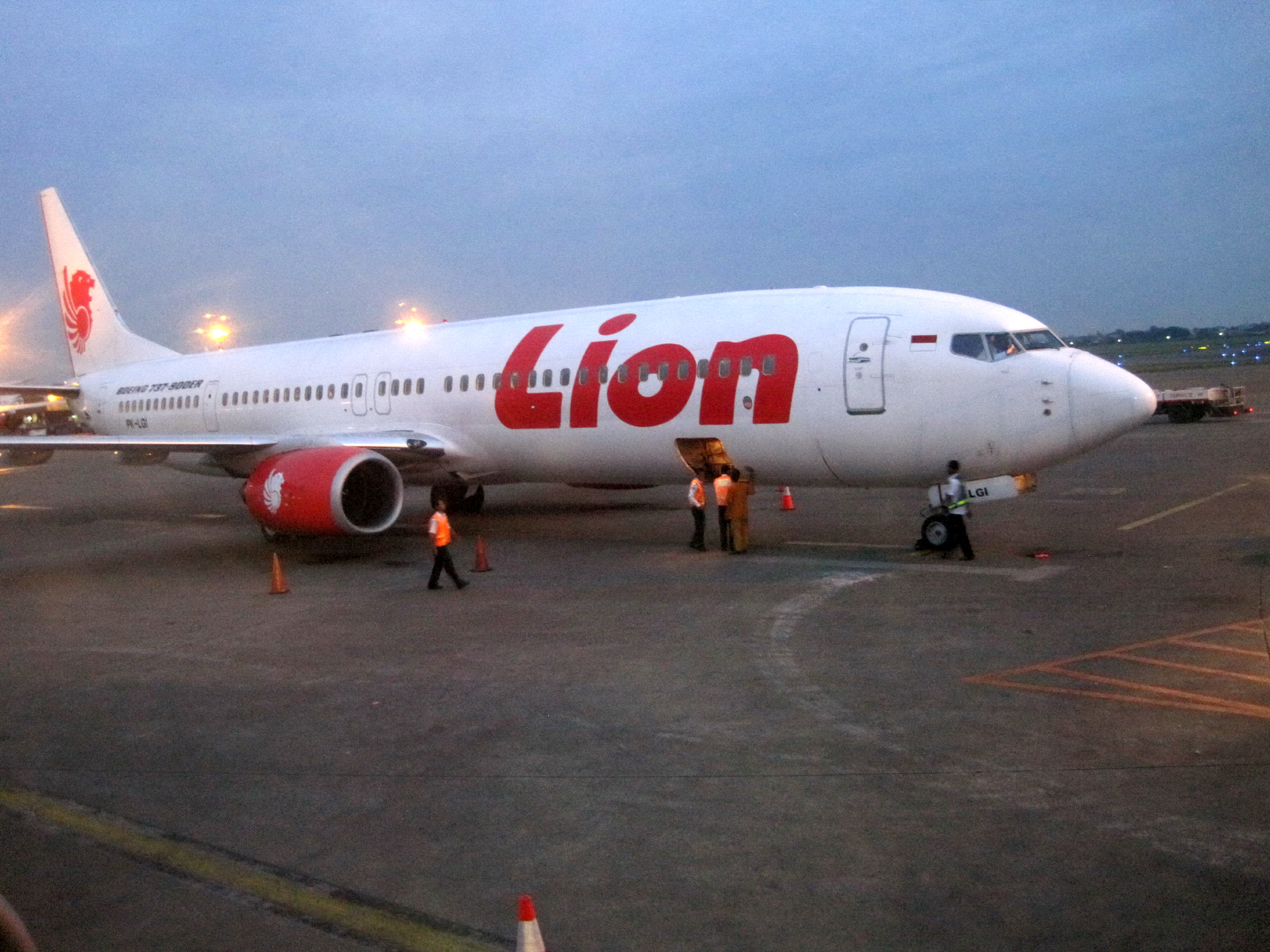 A Lion Air plane in Jakarta’s Soekarno-Hatta Airport. Photo: Wikimedia Commons