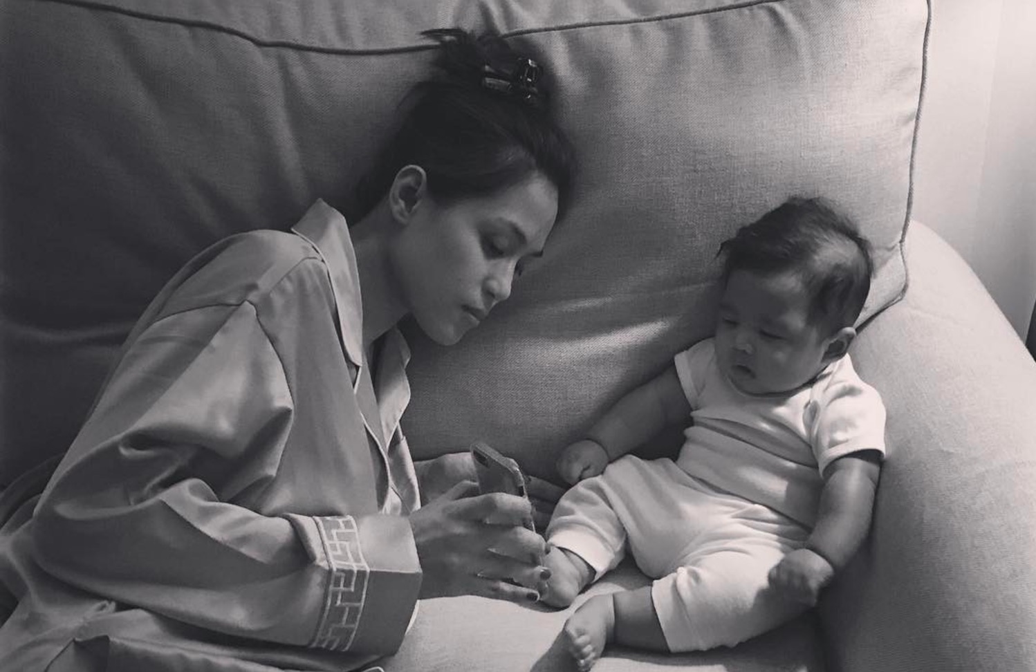 Toni Gonzaga-Soriano with Baby Seve. PHOTO: Instagram/Toni Gonzaga