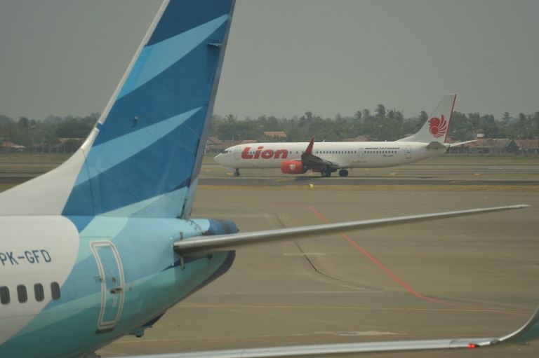 The “jokester” was a passenger on a Lion Air flight to Jakarta. Photo: AFP