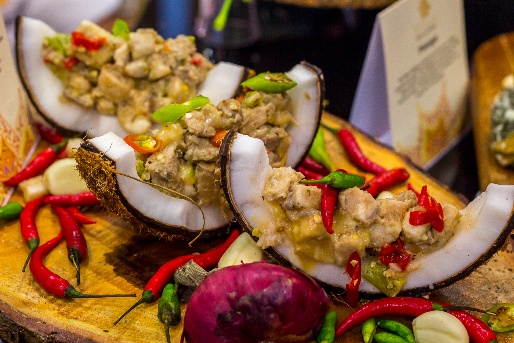 Bicol Express from the Bicol Region booth at Madrid Fusion Manila 2017. PHOTO: Ching Dee