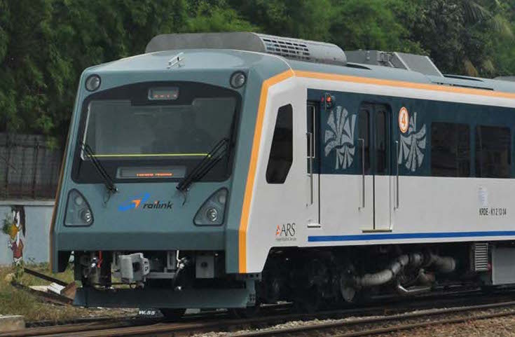 The PT Railink-operated airport train in Medan, North Sumatra. Jakarta’s airport train will also be operated by the same company. Photo: railink.co.id