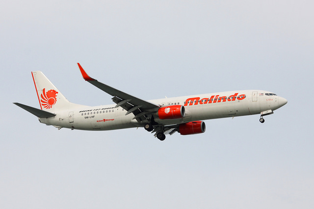A plane from the Malindo fleet. Photo: Flickr