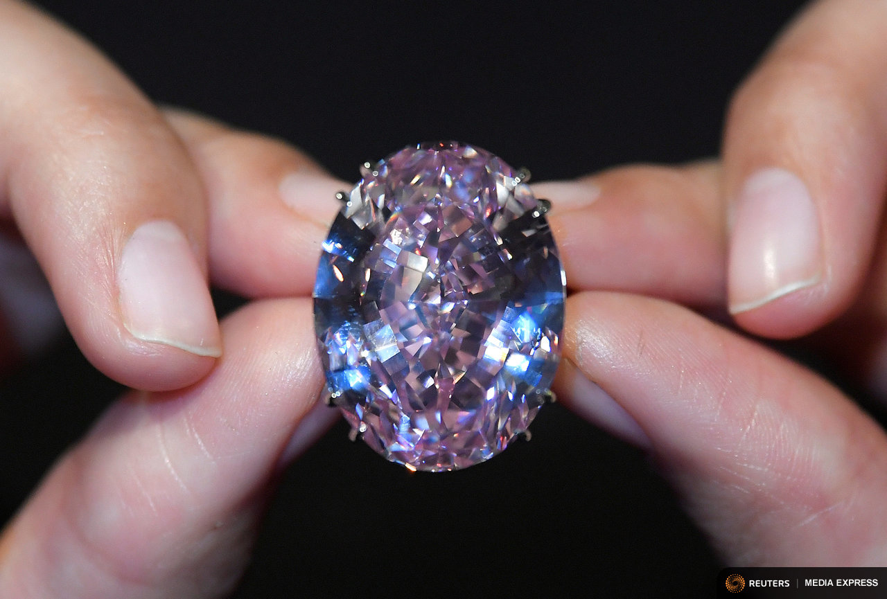 &amp;#39;Pink Star&amp;#39; diamond sold for USD71.2 mil in Hong Kong, becomes most ...