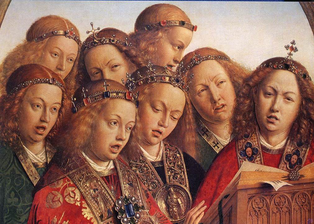 Unrelated singers by Jan van Eyck