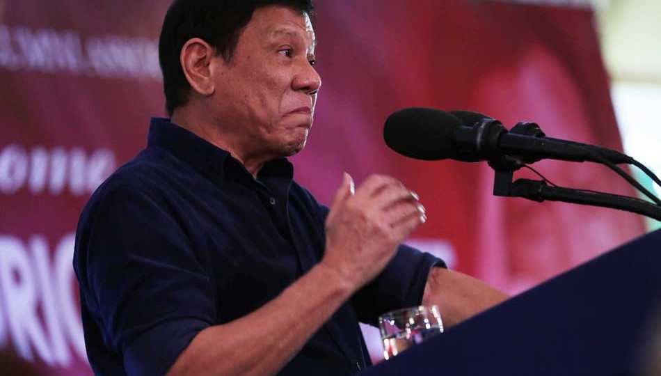 President Rodrigo Duterte. FILE PHOTO: ABS-CBN News