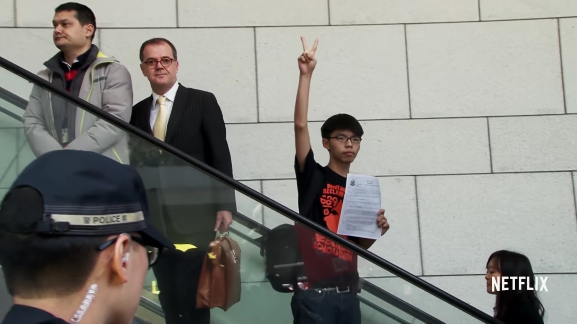 Screenshot: “Joshua Wong: Teenager vs. Superpower” via Youtube