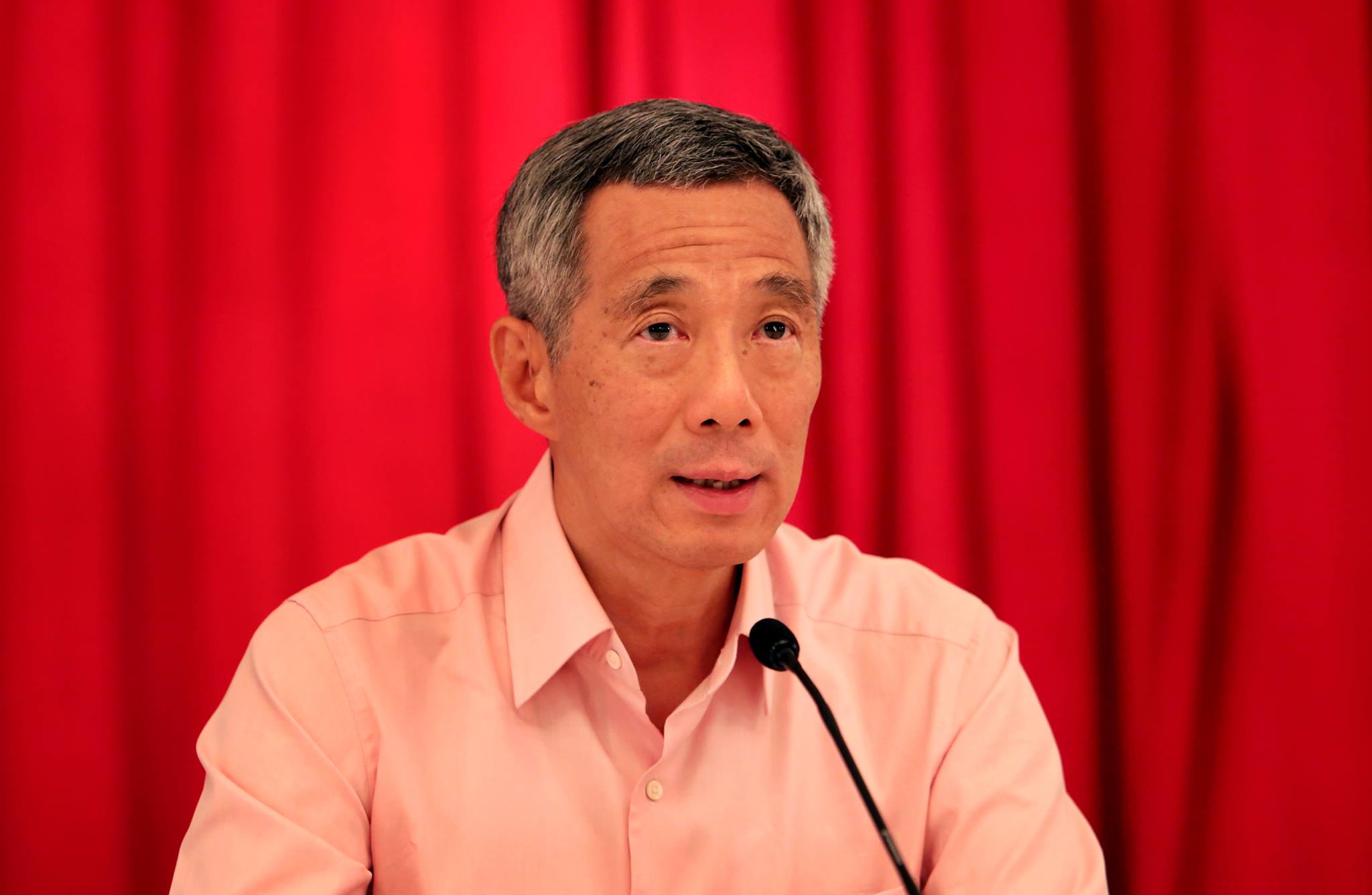 Incumbent Prime Minister Lee Hsien Loong. PHOTO: Facebook/Lee Hsien Loong