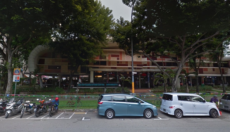 Screengrab from Google Maps of Pek Kio Market and Food Centre