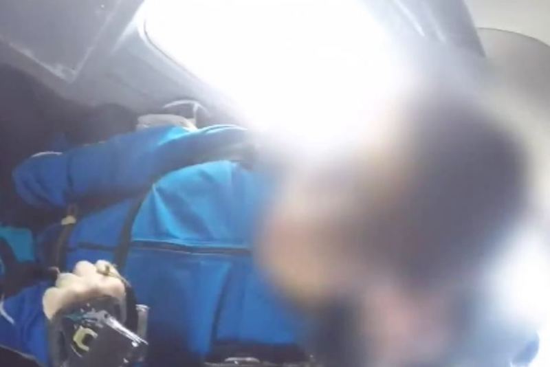 Screengrab from footage inside Sydney Skydivers’ plane, moments before the tragic jump. Photo: ABC News
