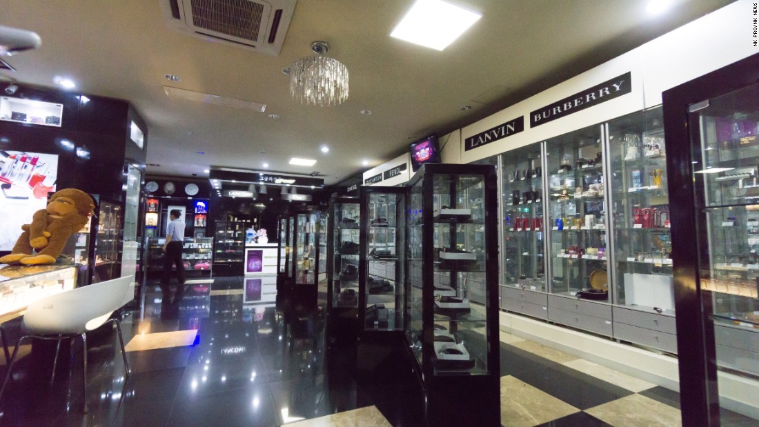 Luxury goods can be seen on sale at one North Korean store. Photo: NK News/ NK Pro