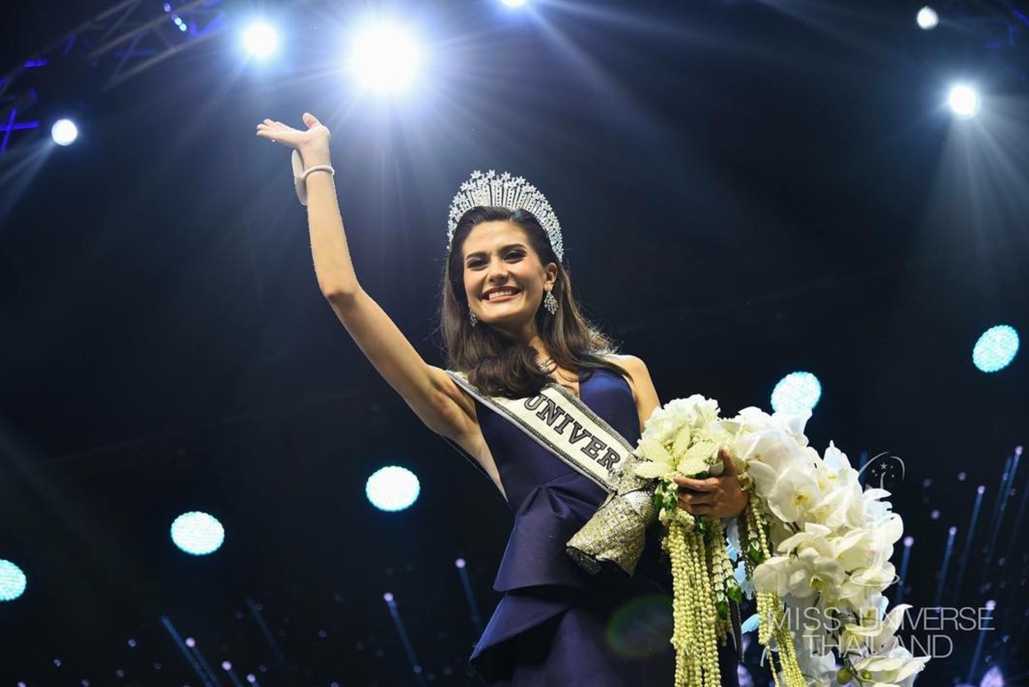 25-year-old half-Thai, half-Swedish model Mareeya Poonlertlarp Ehren wins Miss Thailand 2017. PHOTO: Instagram/Miss Universe Thailand