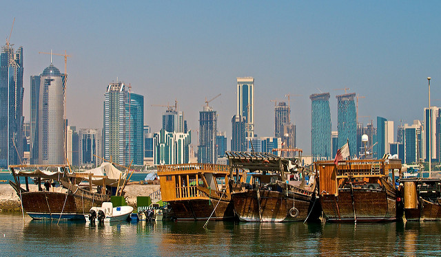 A file photo taken in Doha, Qatar. 