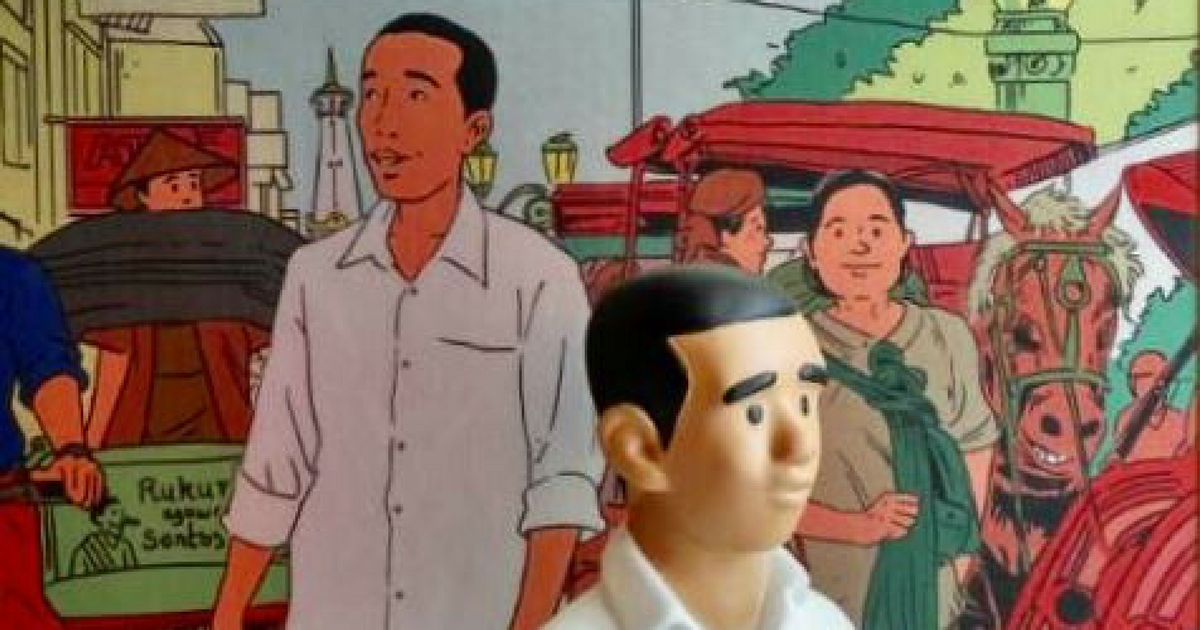 You can find this limited edition Tintin-style President Jokowi figurine at the @heartlabbali booth at Art Space Jakarta’s Art Square area this weekend. See Instagram pic below for more info. 