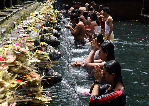 Tirta Empul, Bali’s famous water temple. Photo: Flickr