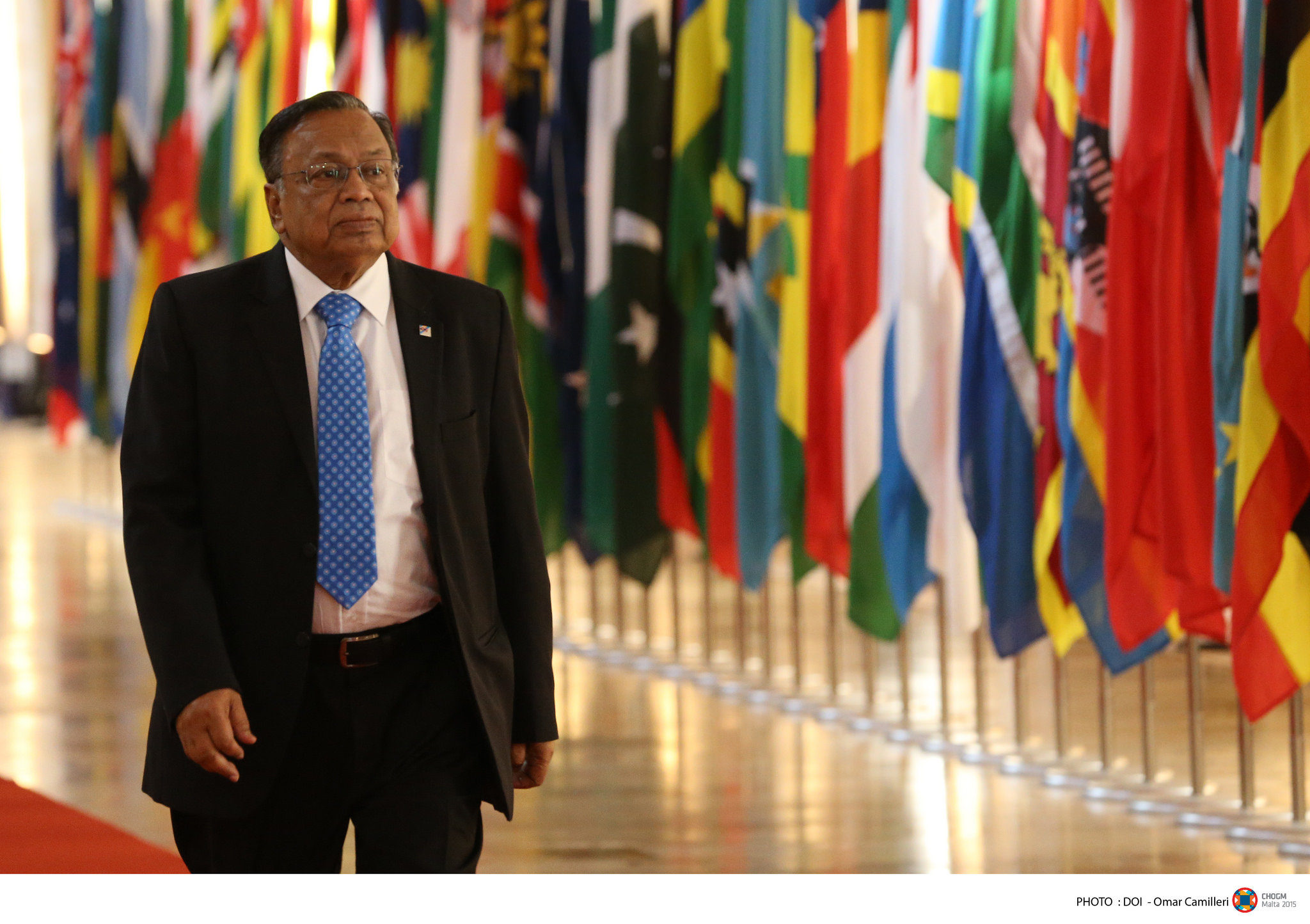 A.H. Mahmood Ali, Minister for Foreign Affairs of the People’s Republic of Bangladesh, appears at the  Commonwealth Heads of Government Meeting in Malta in 2015. Photo: Flickr / CHOGM Malta