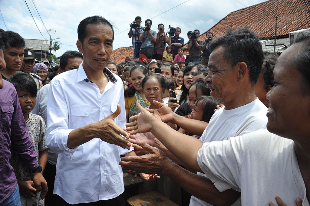 Jokowi on a visit to Jakarta in 2013. Photo: Wikimedia Commons