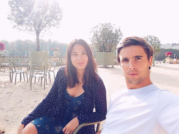 Isabelle Daza with husband Adrien Semblat. (Photo from @isabelledaza Instagram)